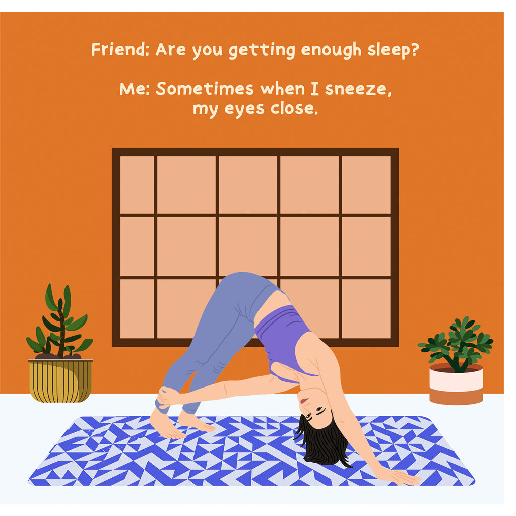 Sometimes When I Sneeze Doodle Card