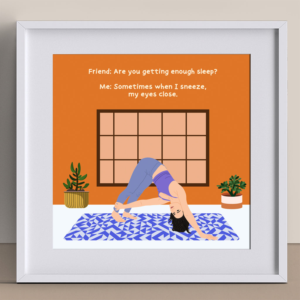 Sometimes When I Sneeze Doodle Card