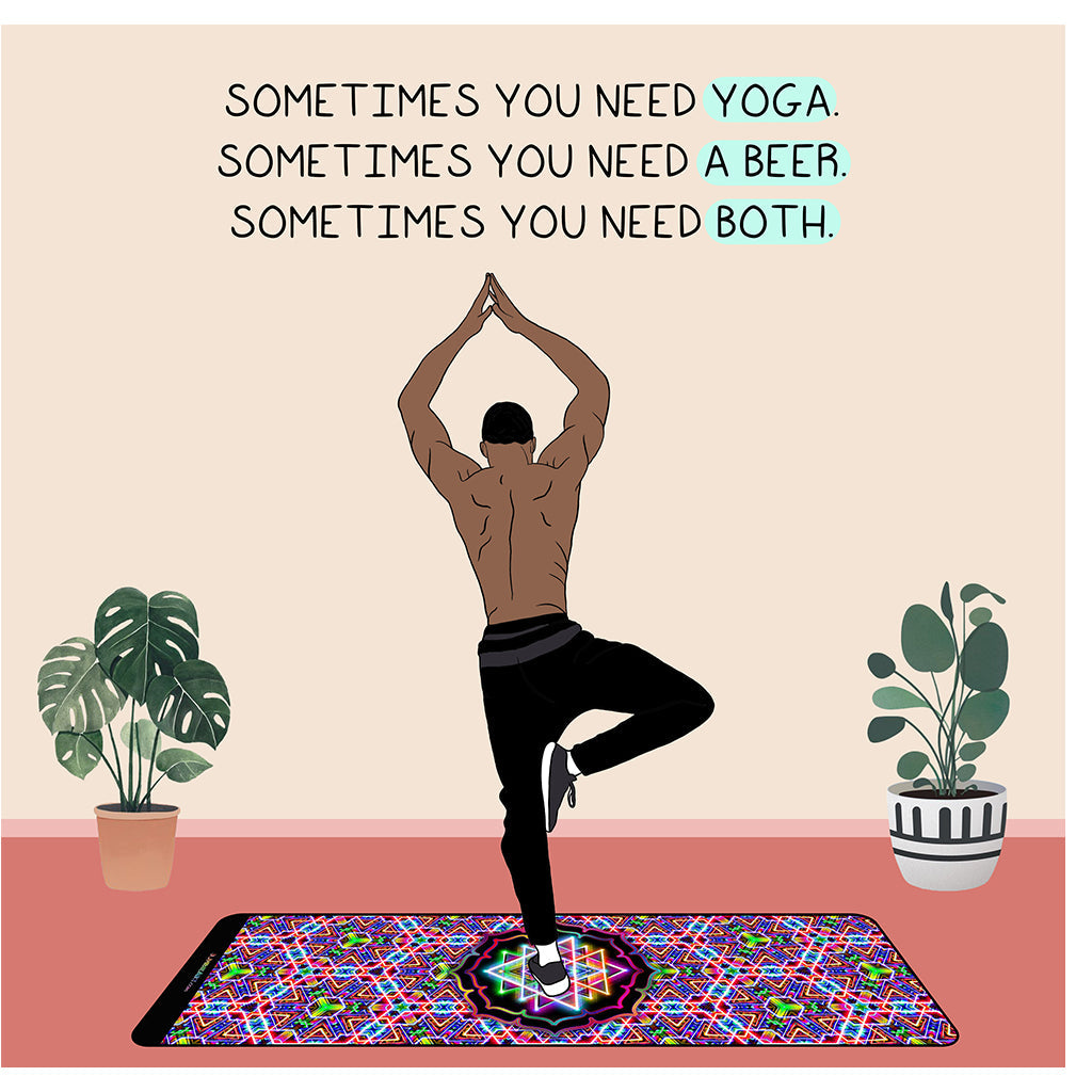 Sometimes You Need Yoga Doodle Card