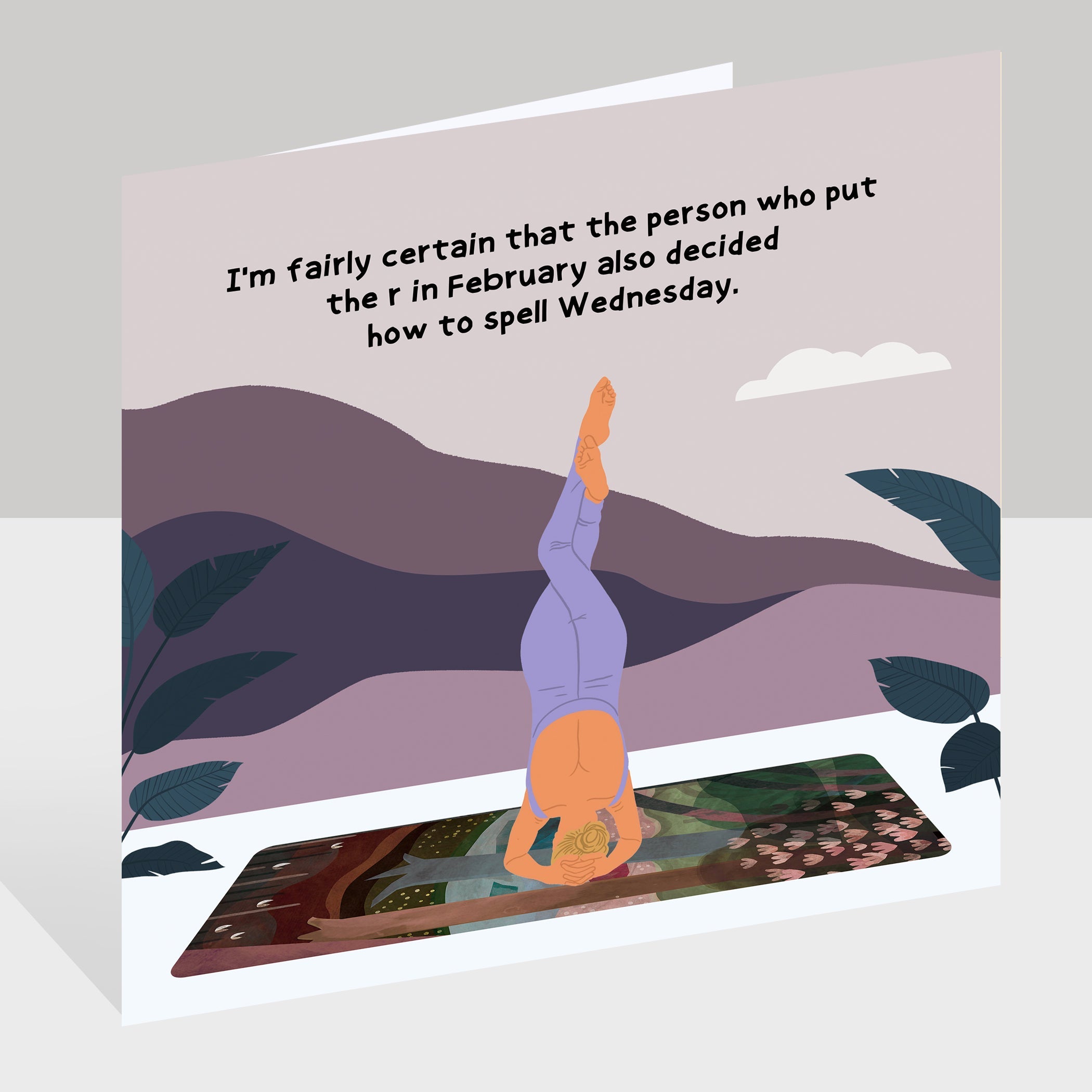 Spell Wednesday Doodle Card