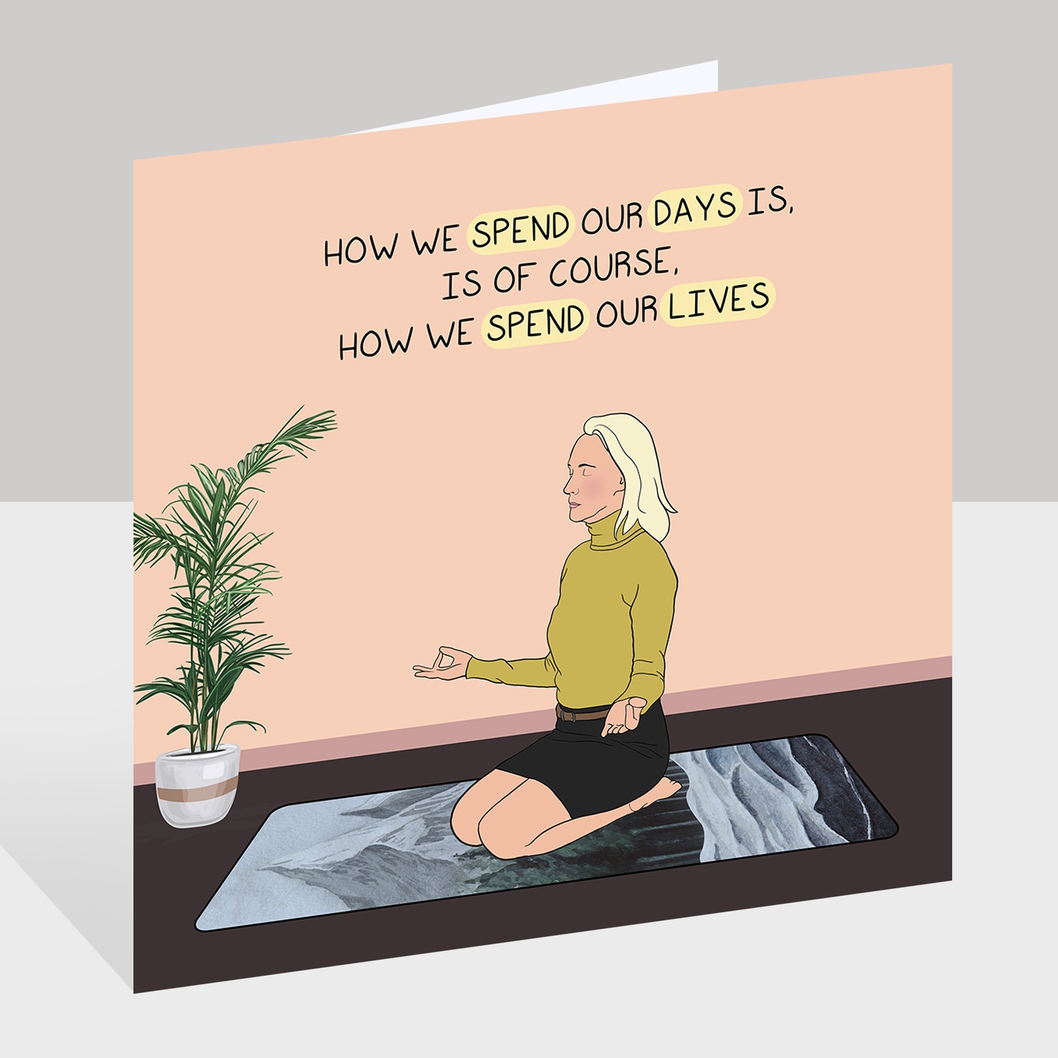 Spend Our Lives Doodle Card