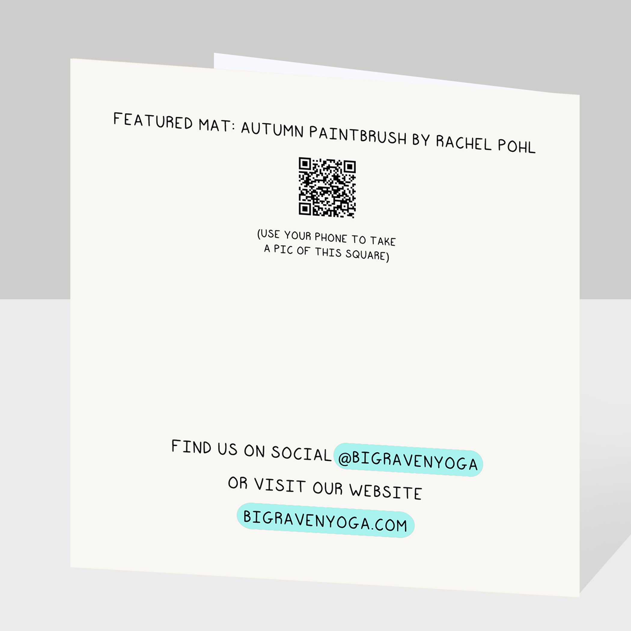 Spend your time where you get the most peace Doodle Card