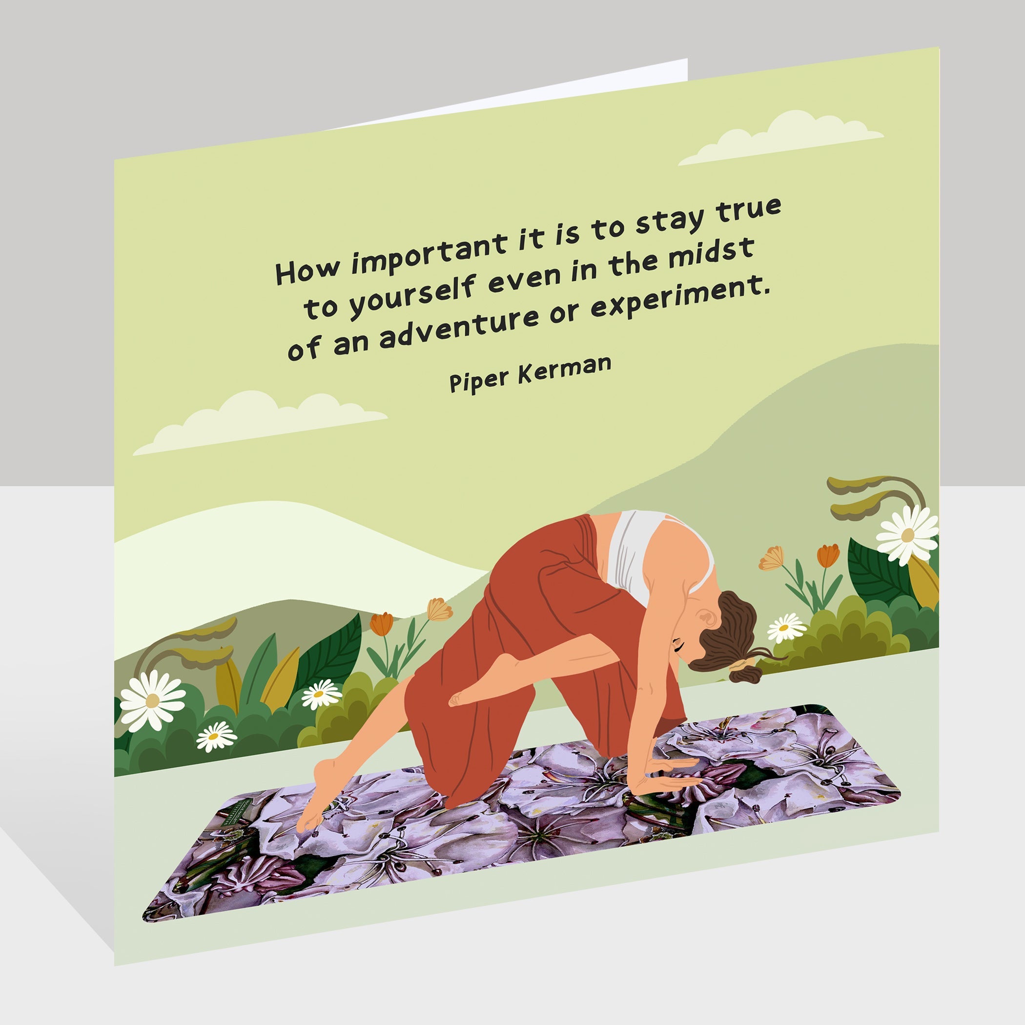 Stay True To Yourself Doodle Card