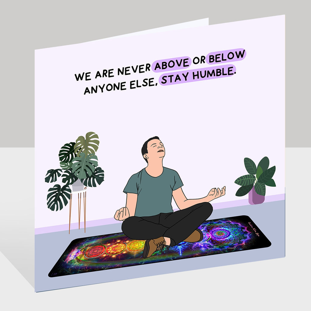 Stay Humble Doodle Card