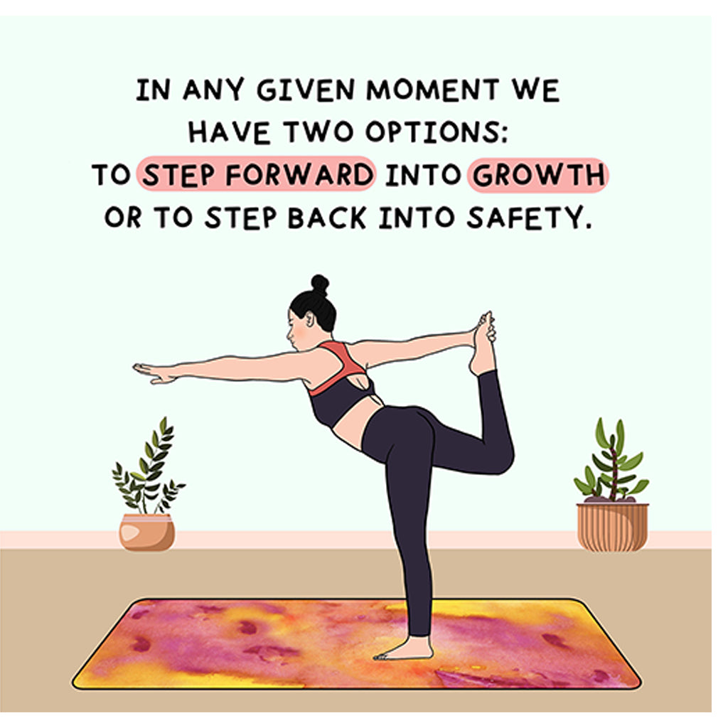 Step Forward Into Growth Doodle Card