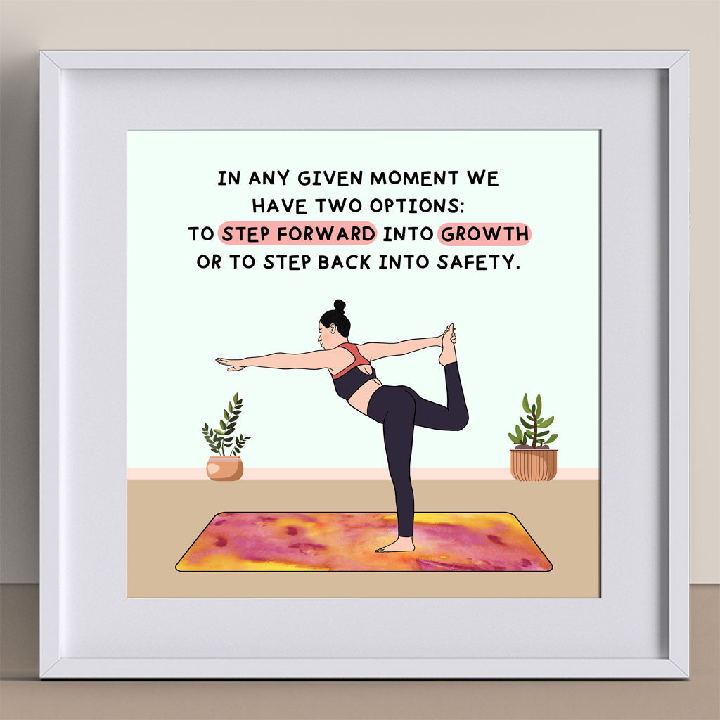 Step Forward Into Growth Doodle Card