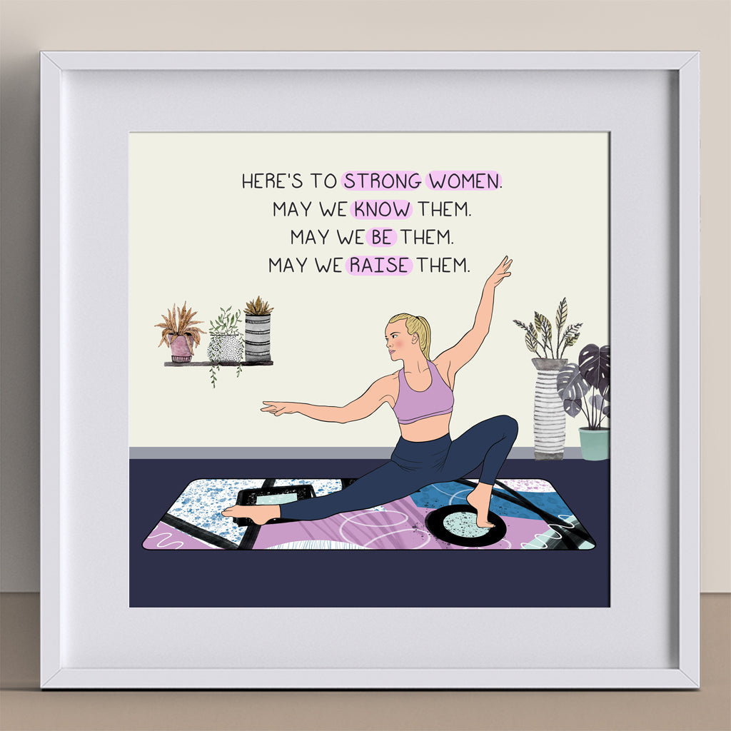 Strong Women Doodle Card