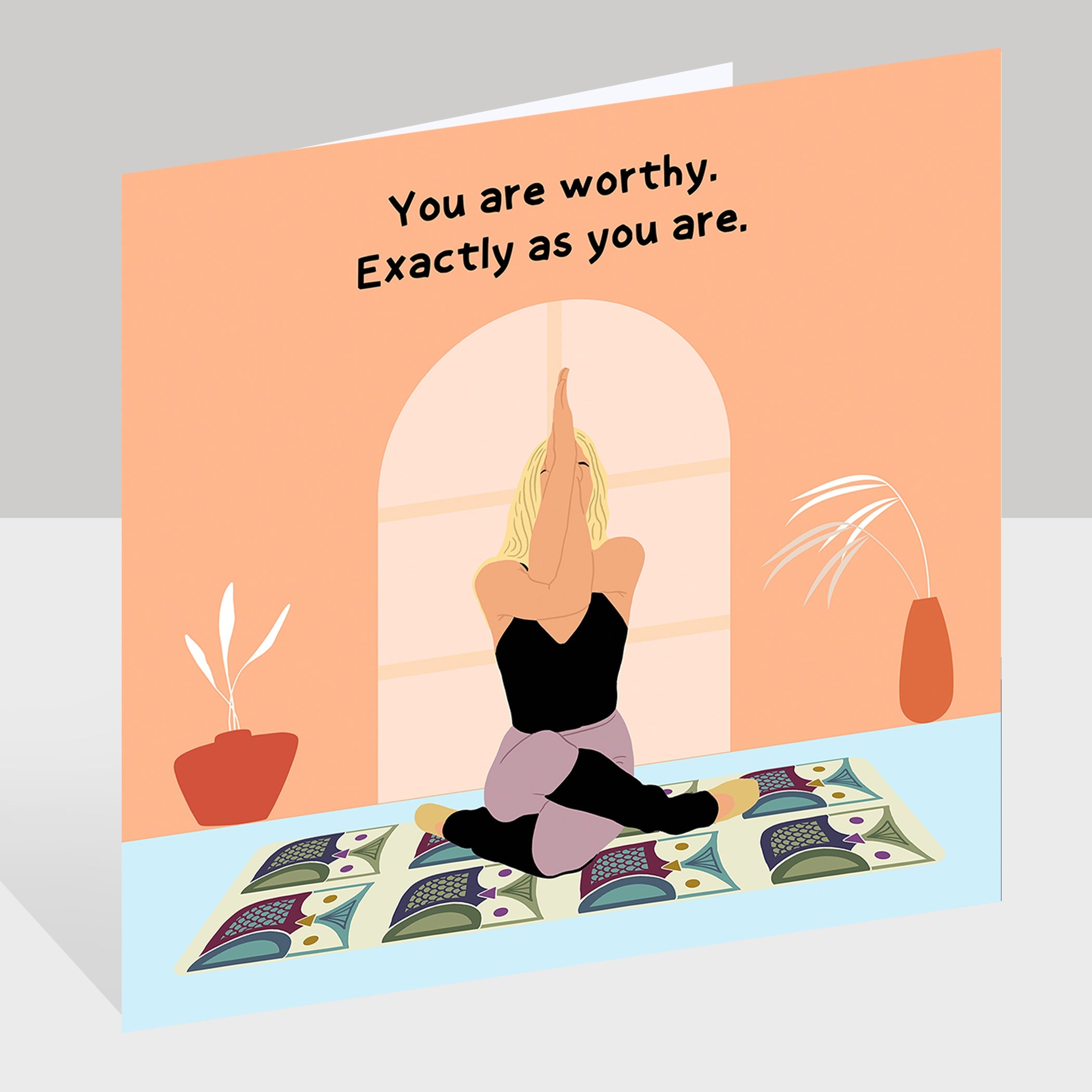 Exactly As You Are Doodle Card