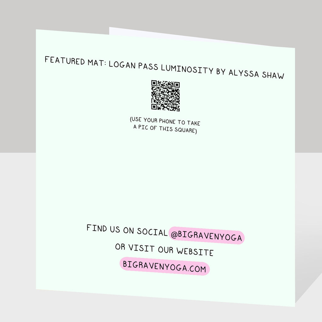 Svarga Dvijasana Doodle Card