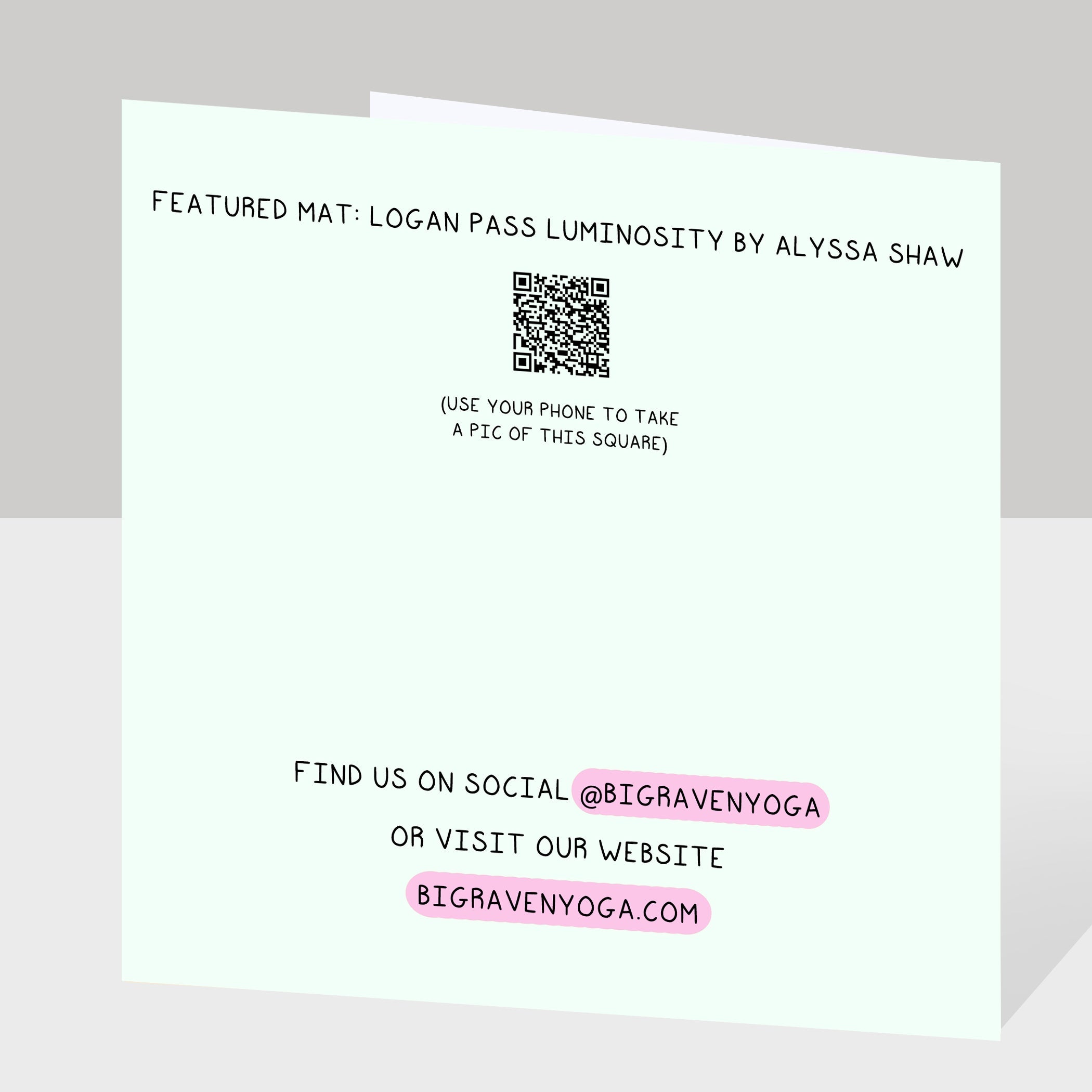 Svarga Dvijasana Doodle Card