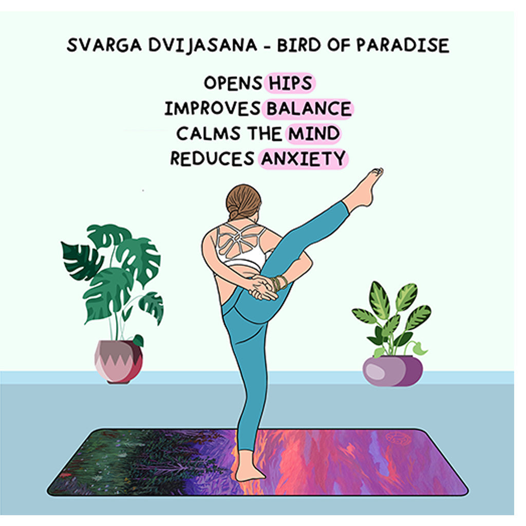Svarga Dvijasana Doodle Card