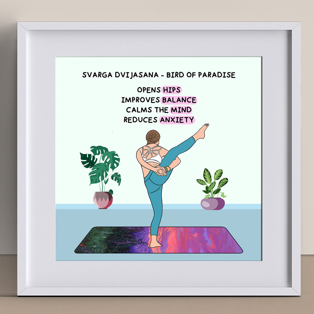 Svarga Dvijasana Doodle Card