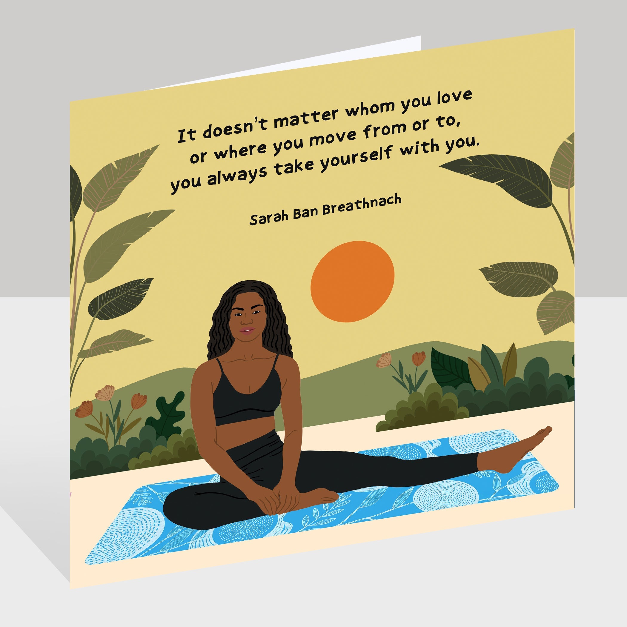 Take Yourself With You Doodle Card