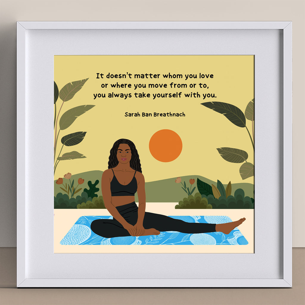 Take Yourself With You Doodle Card