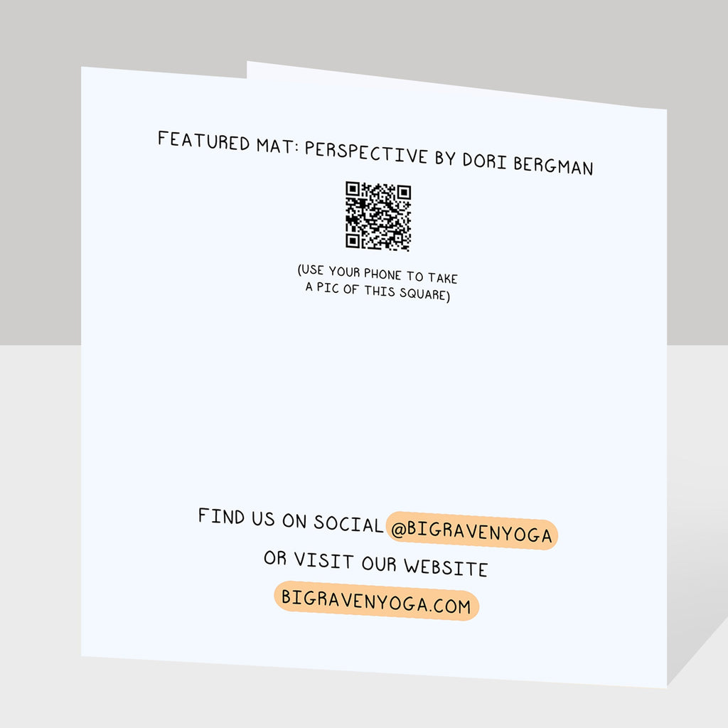 Take A Look In The Mirror Doodle Card