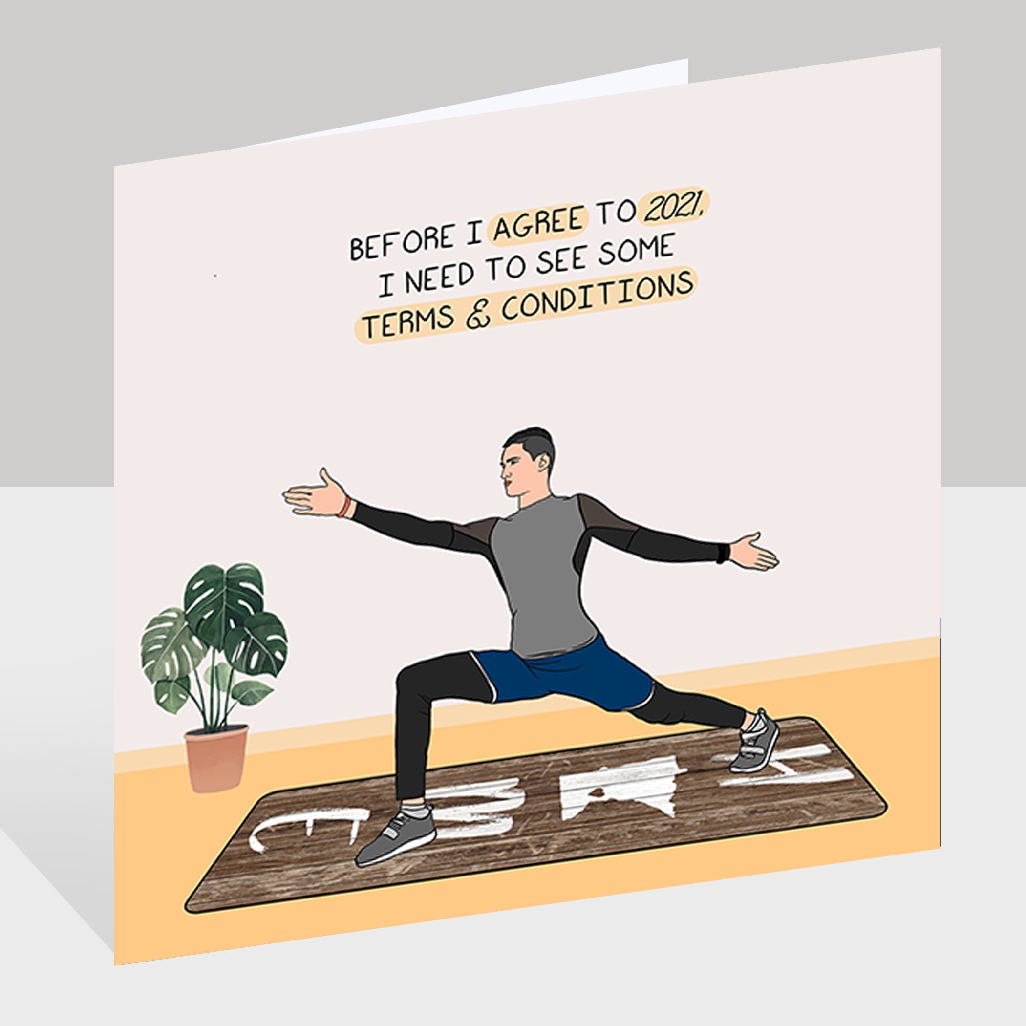 Terms & Conditions Doodle Card