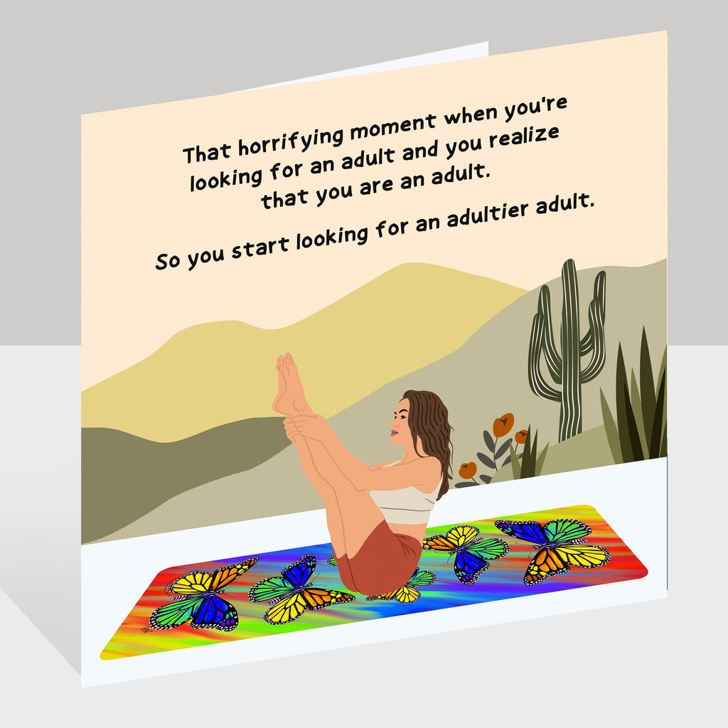 That Horrifying Moment Doodle Card