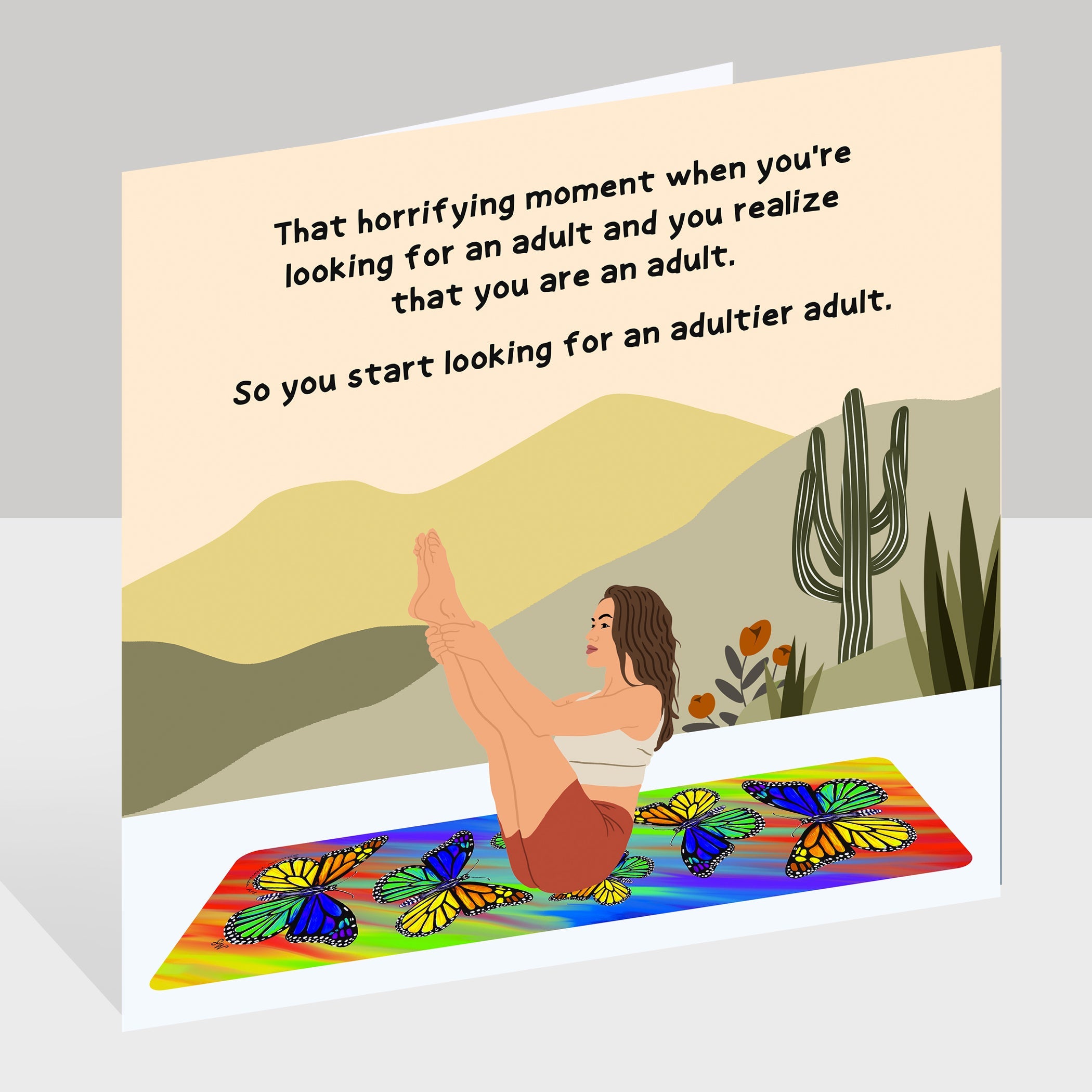 That Horrifying Moment Doodle Card