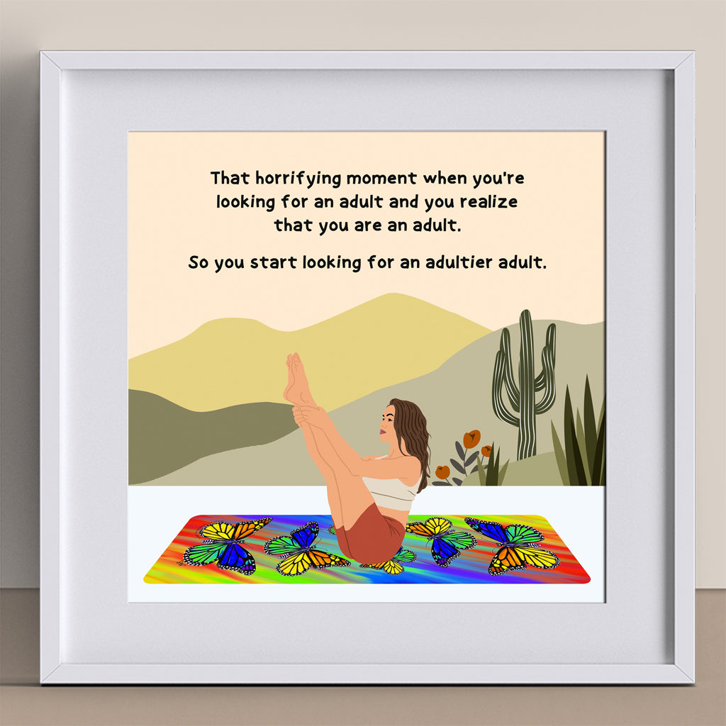 That Horrifying Moment Doodle Card