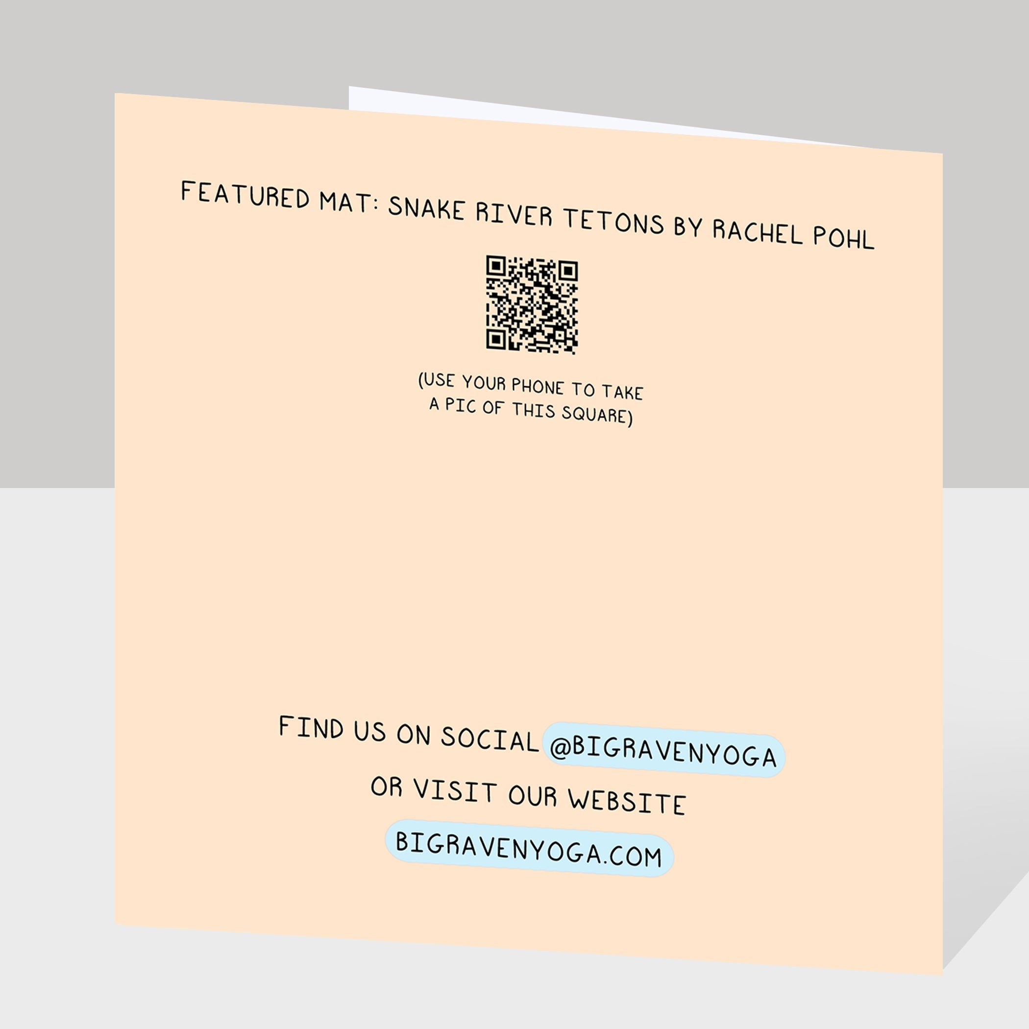 The Body Is Your Temple Doodle Card