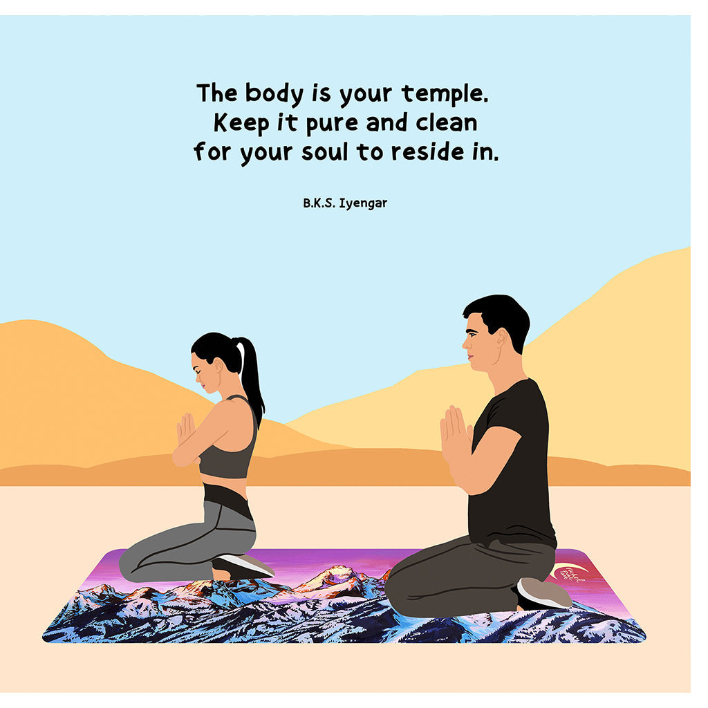 The Body Is Your Temple Doodle Card