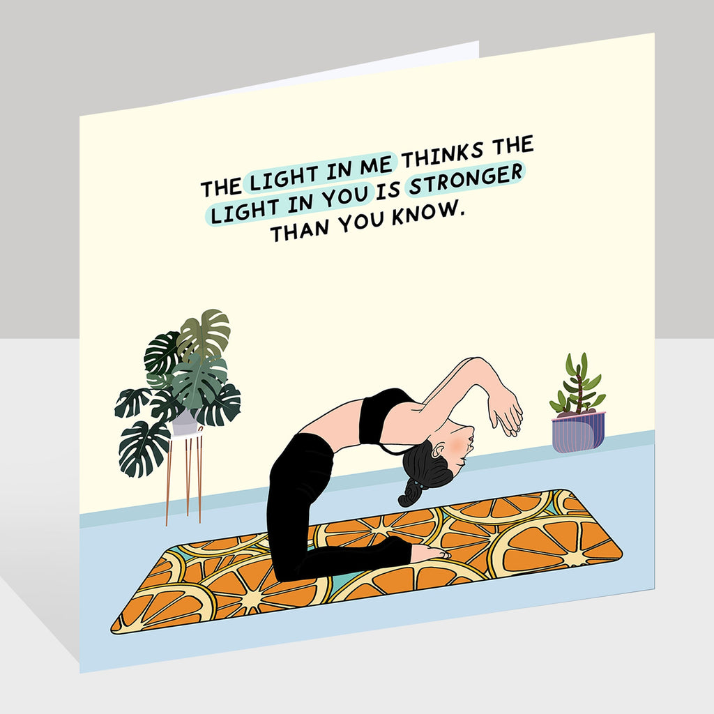 The Light In Me Thinks Doodle Card