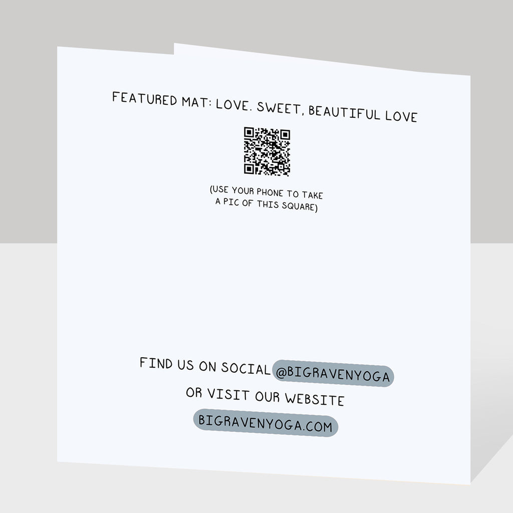 The More Expansive And Light We Become Doodle Card