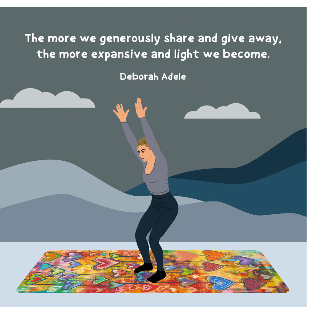 The More Expansive And Light We Become Doodle Card