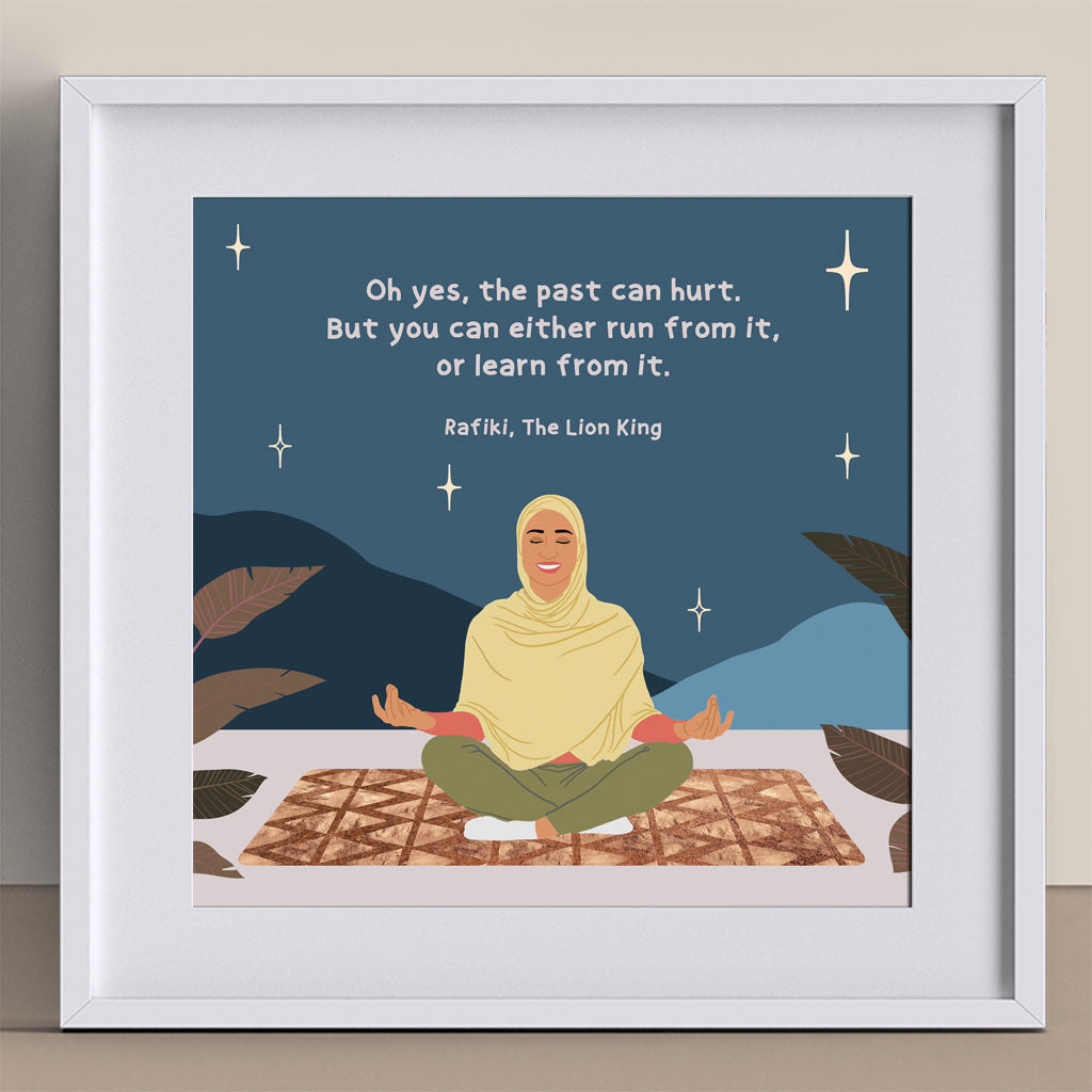 The Past Can Hurt Doodle Card