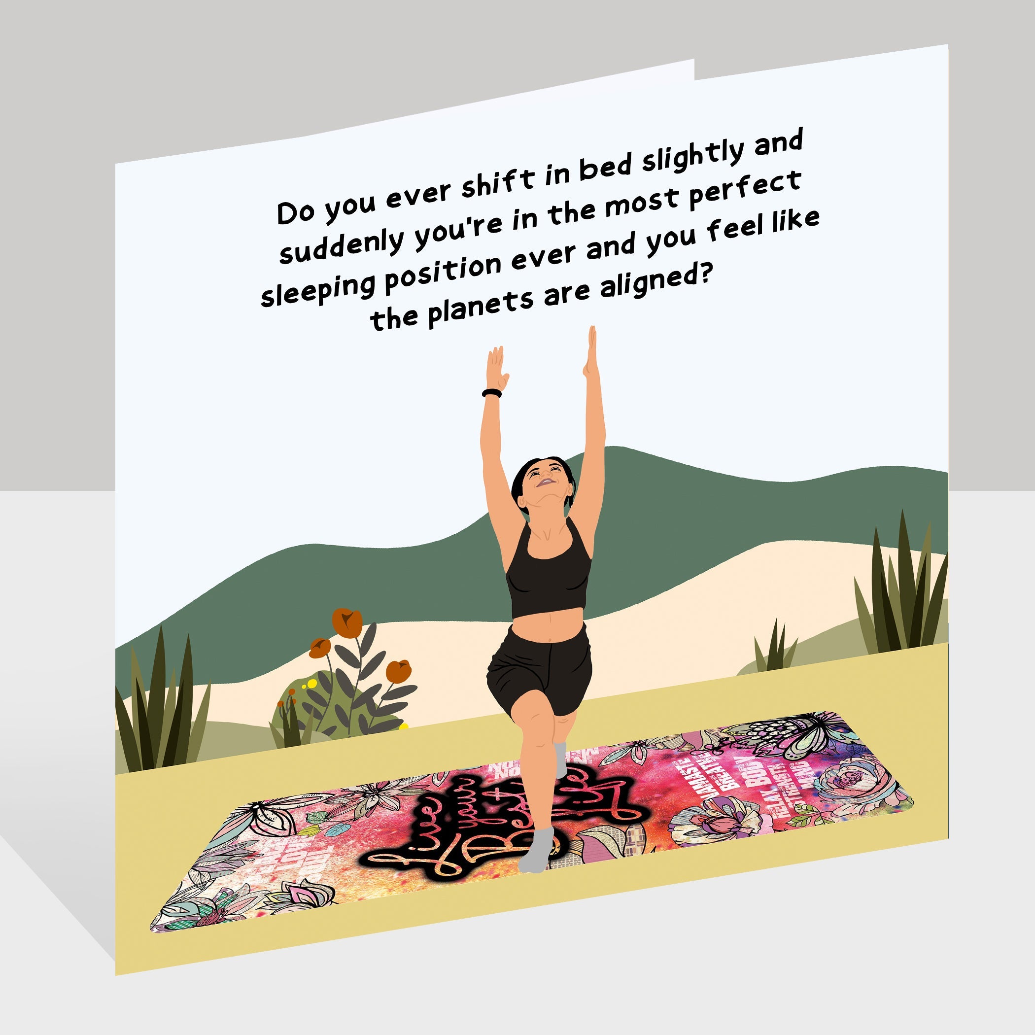 The Planets Are Aligned Doodle Card