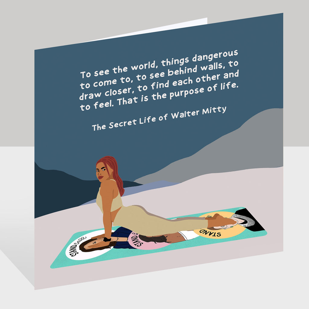 The Purpose Of Life Doodle Card