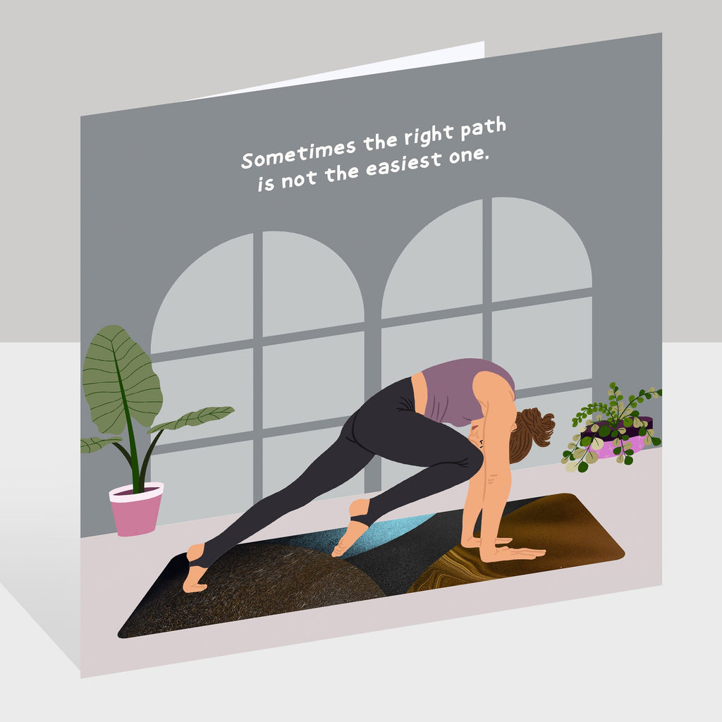 The Right Path Doodle Card
