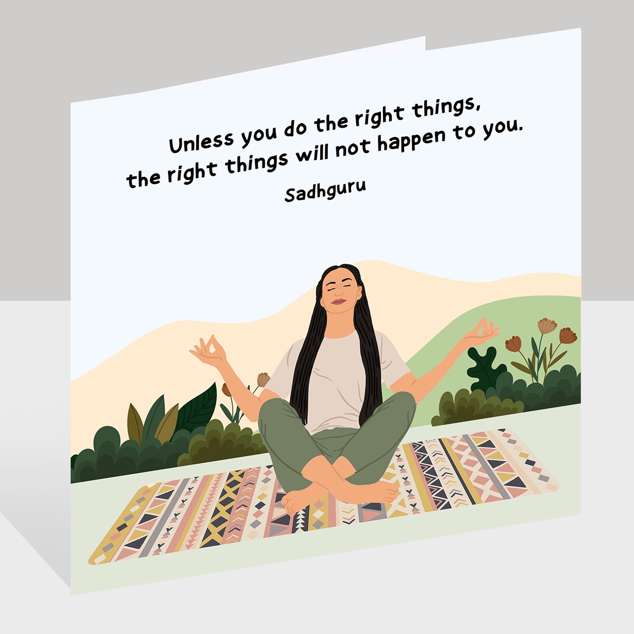 The Right Things Doodle Card
