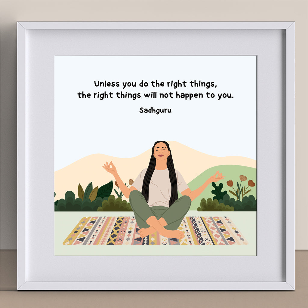 The Right Things Doodle Card