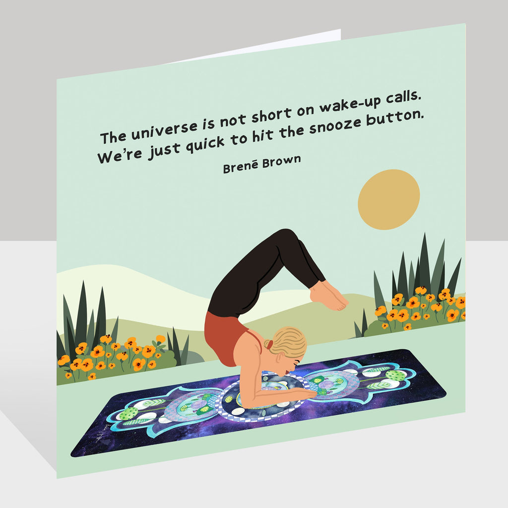 The Snooze Button Doodle Card