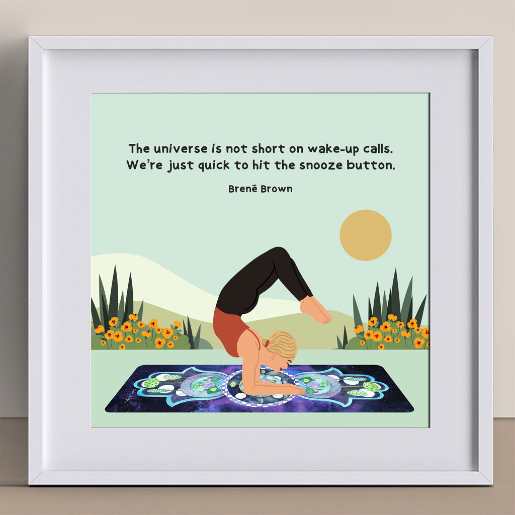 The Snooze Button Doodle Card