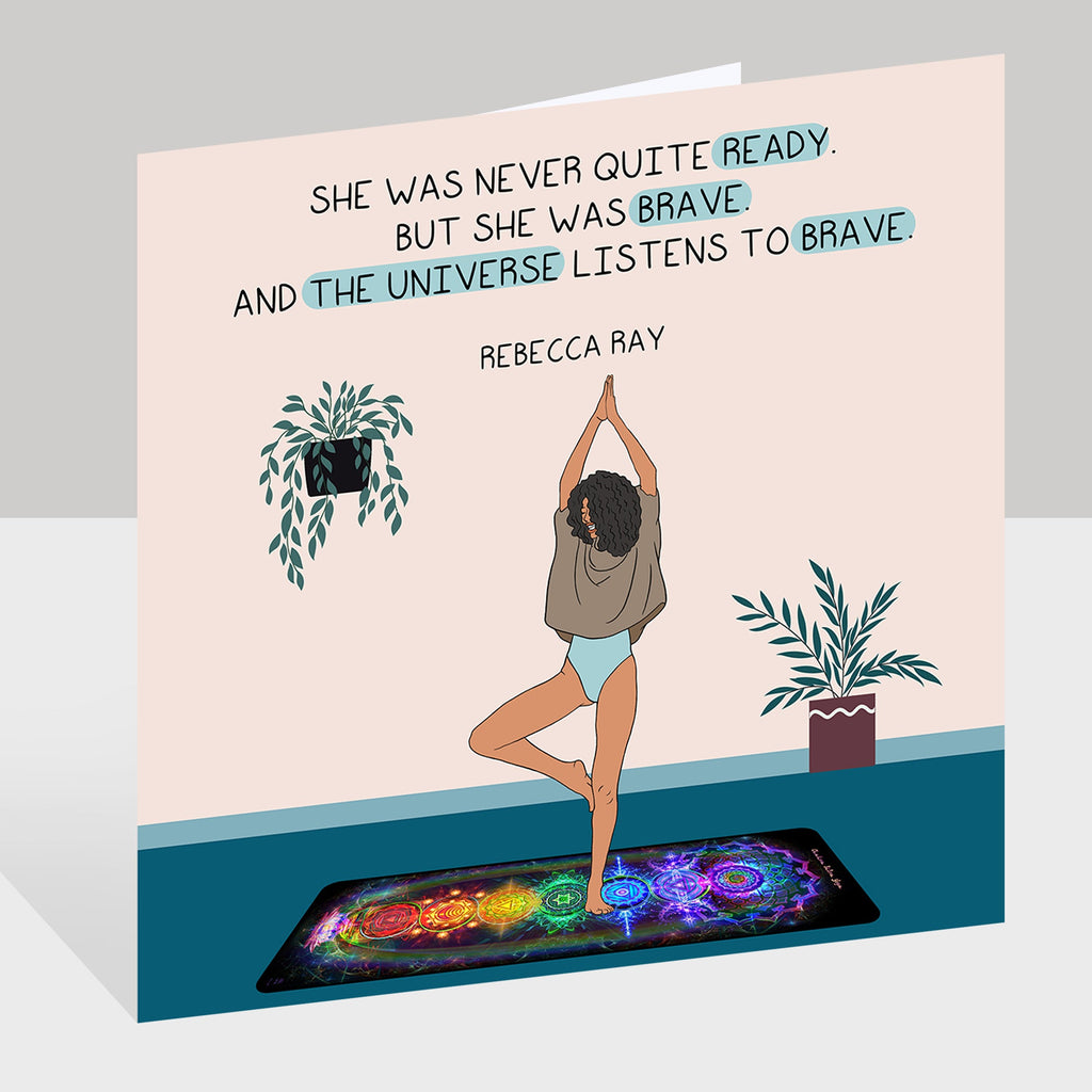 The Universe Listens to Brave Doodle Card