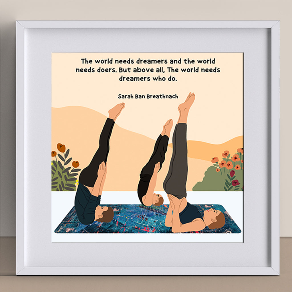 The World Needs Dreamers Doodle Card