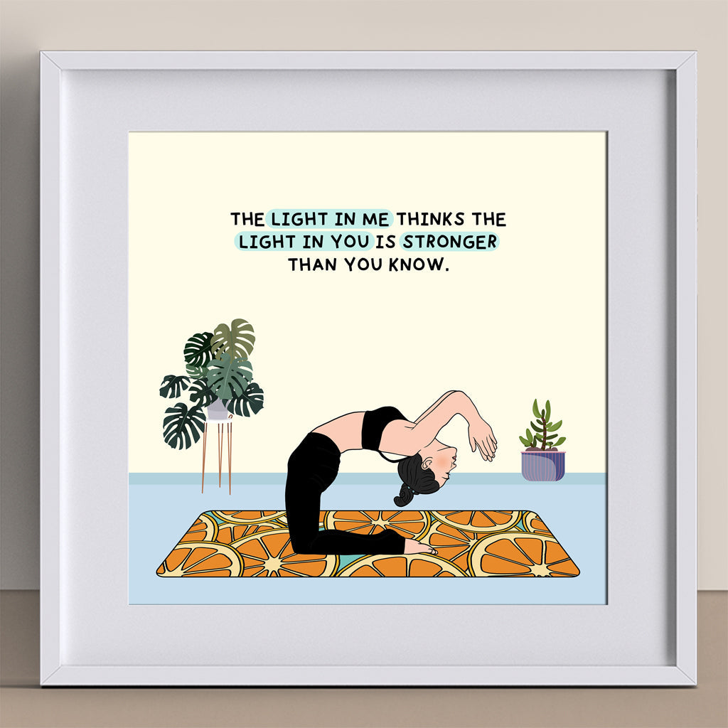 The Light In Me Thinks Doodle Card