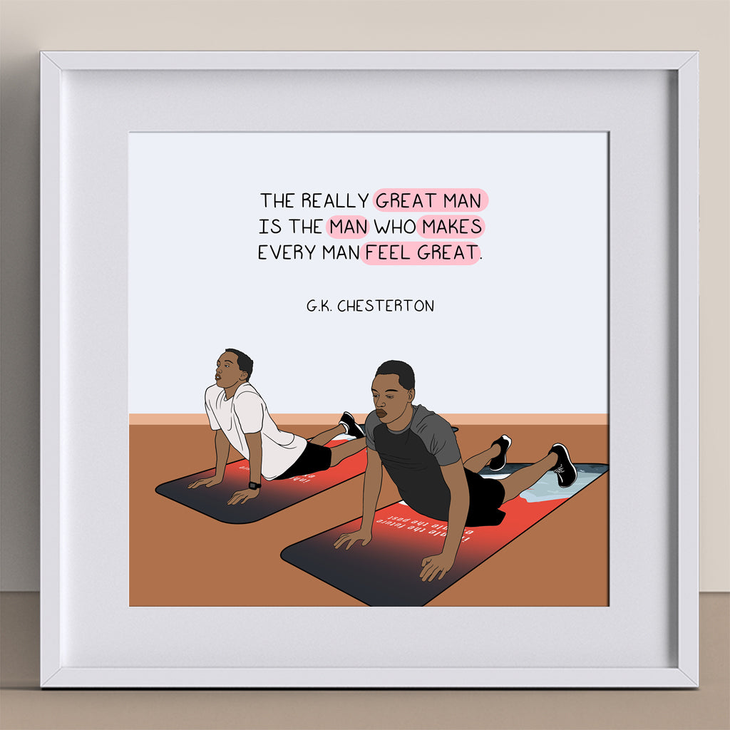 The real great man Doodle Card