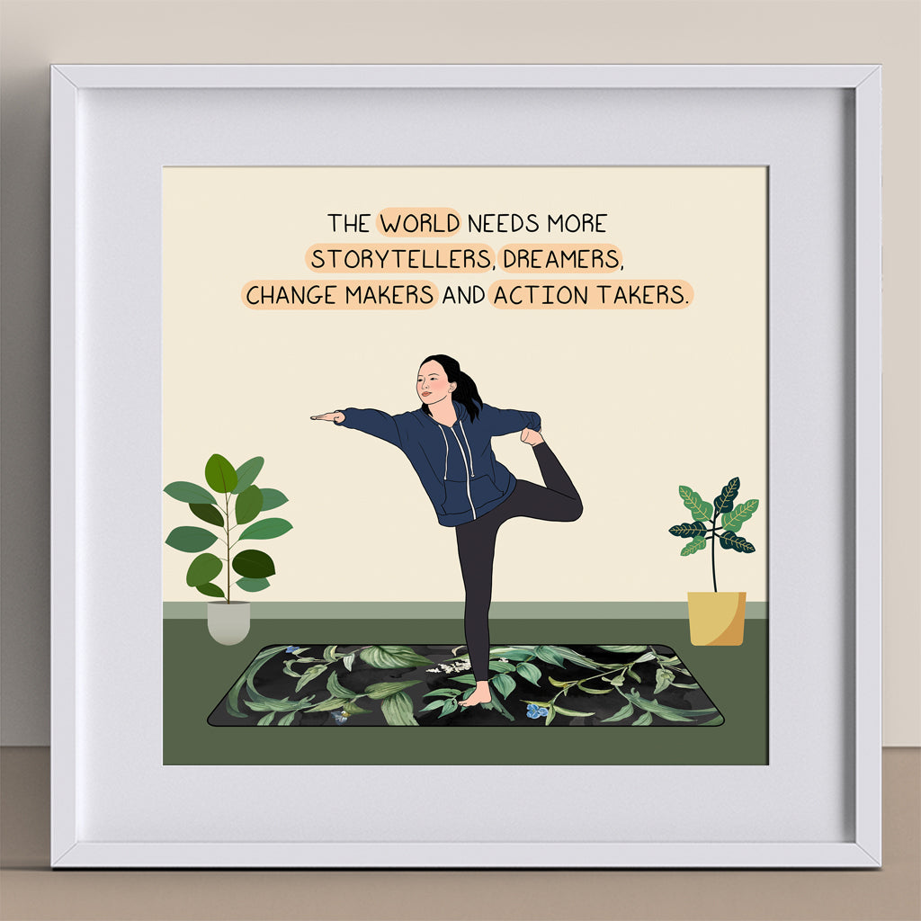 The World Needs Storytellers Doodle Card