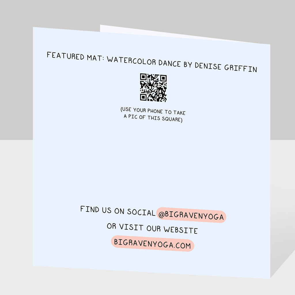 The Biggest Leap Of Faith Doodle Card