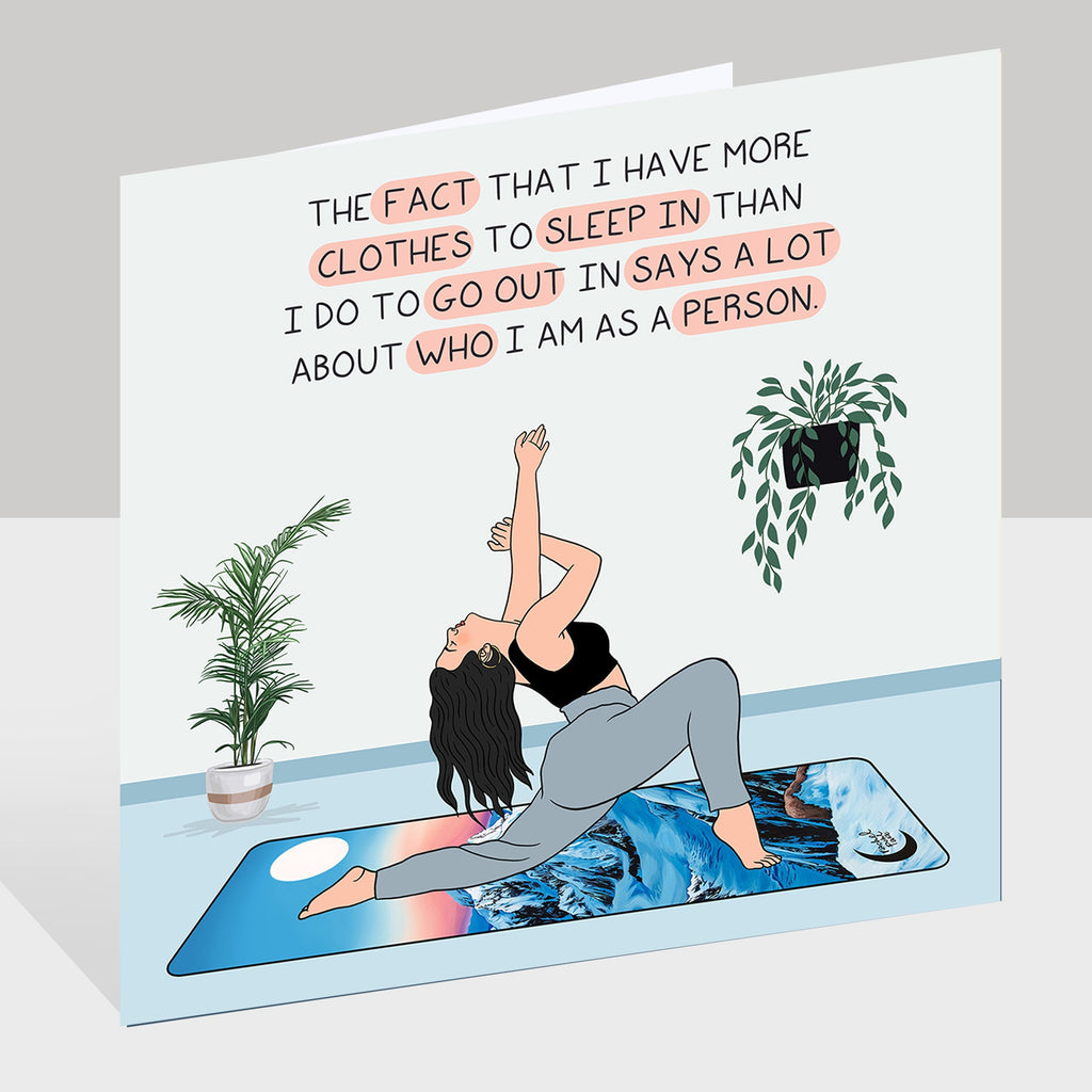 The fact that I have more clothes Doodle Card