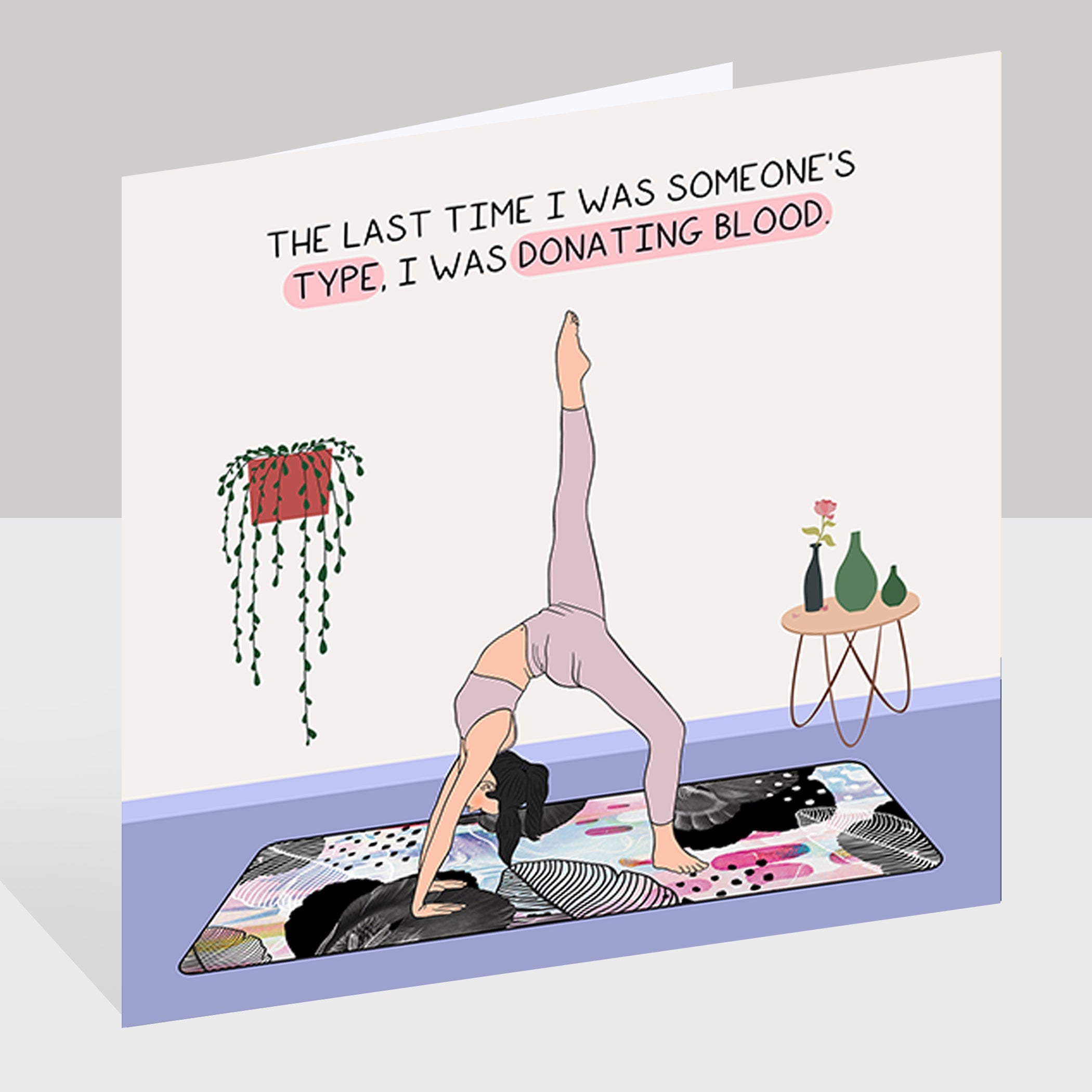 The last time I was someone's type Doodle Card