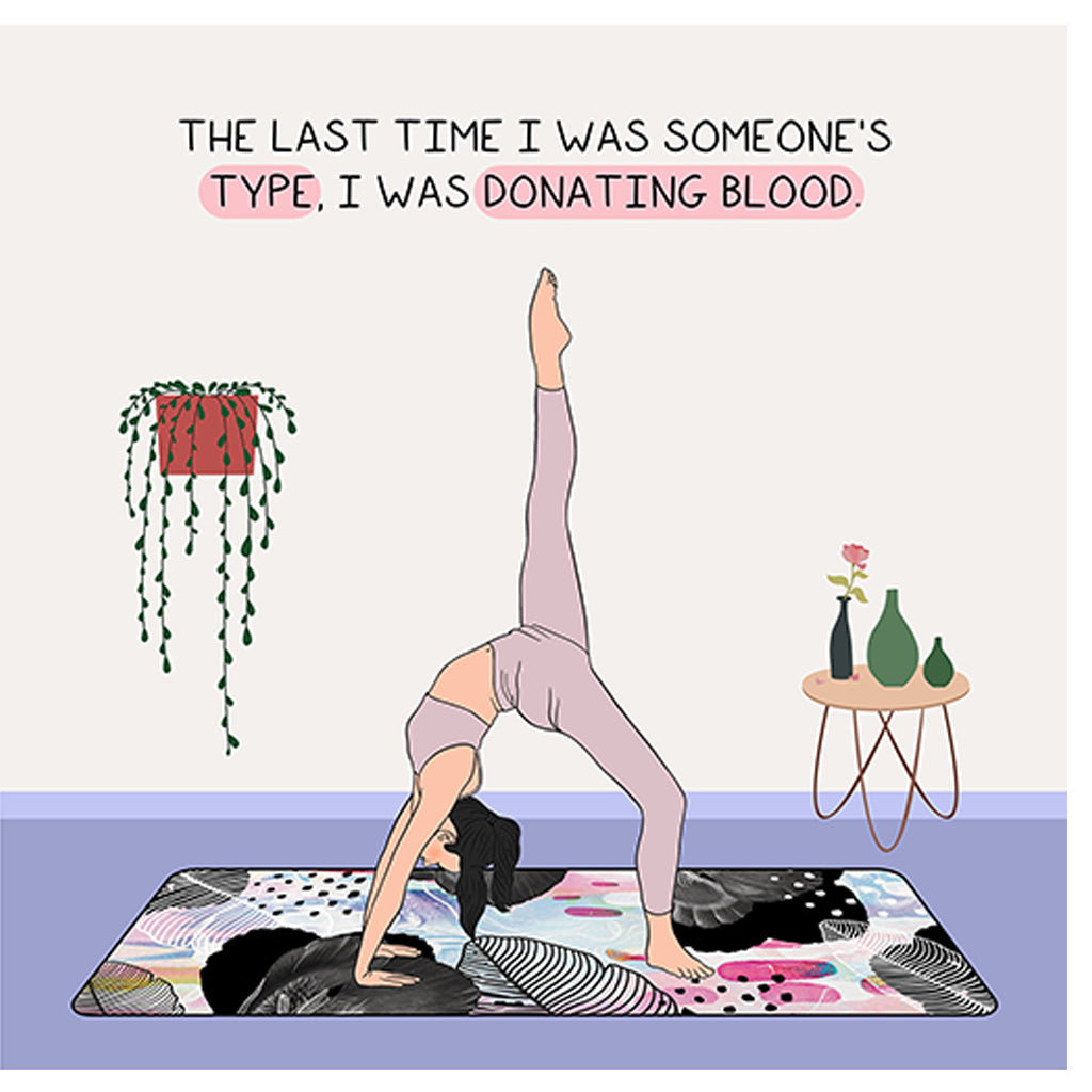 The last time I was someone's type Doodle Card