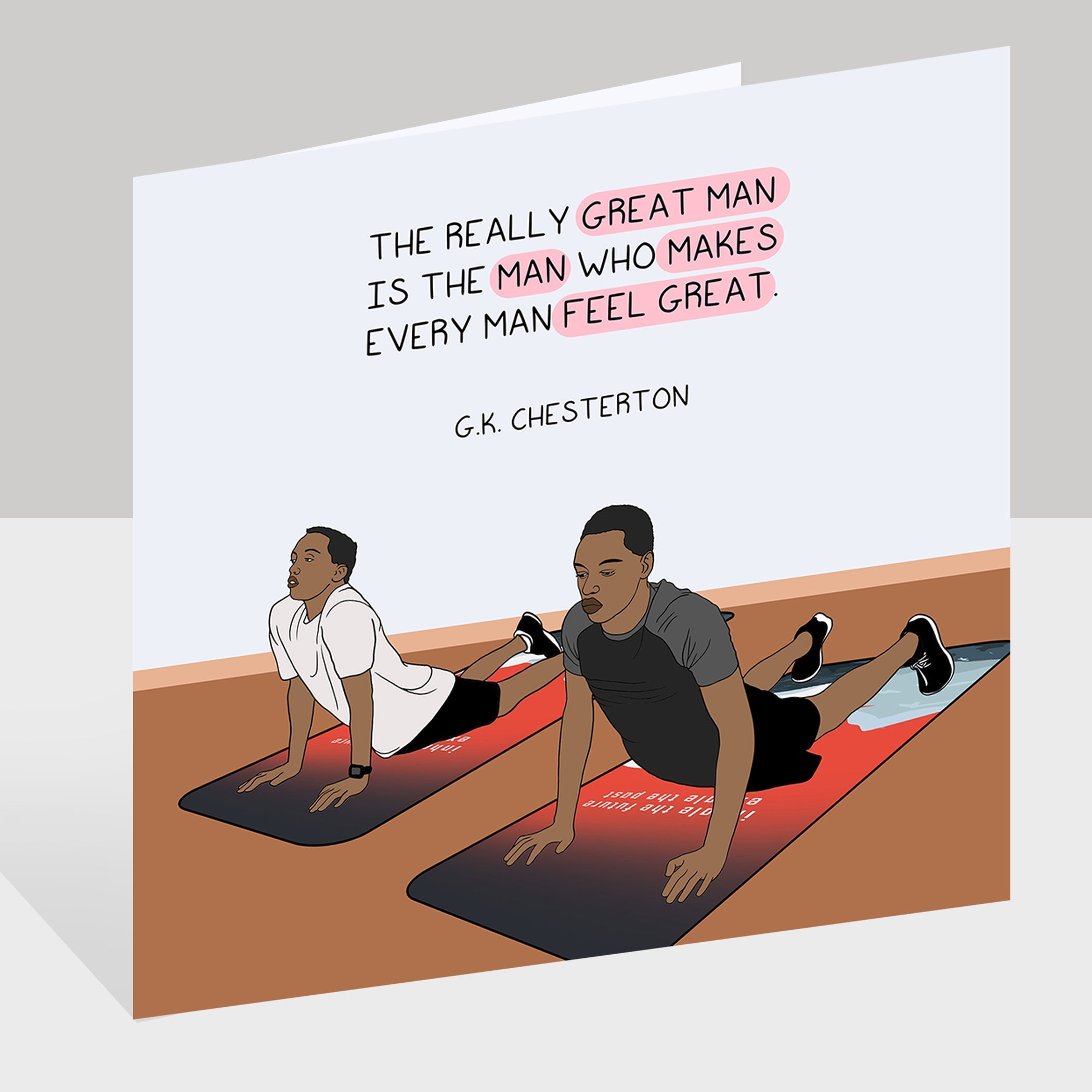 The real great man Doodle Card