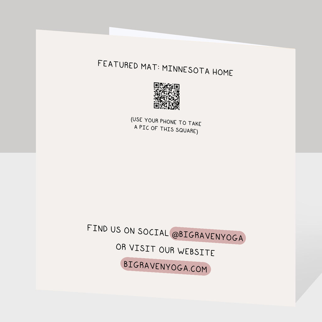 There is no competition in yoga Doodle Card