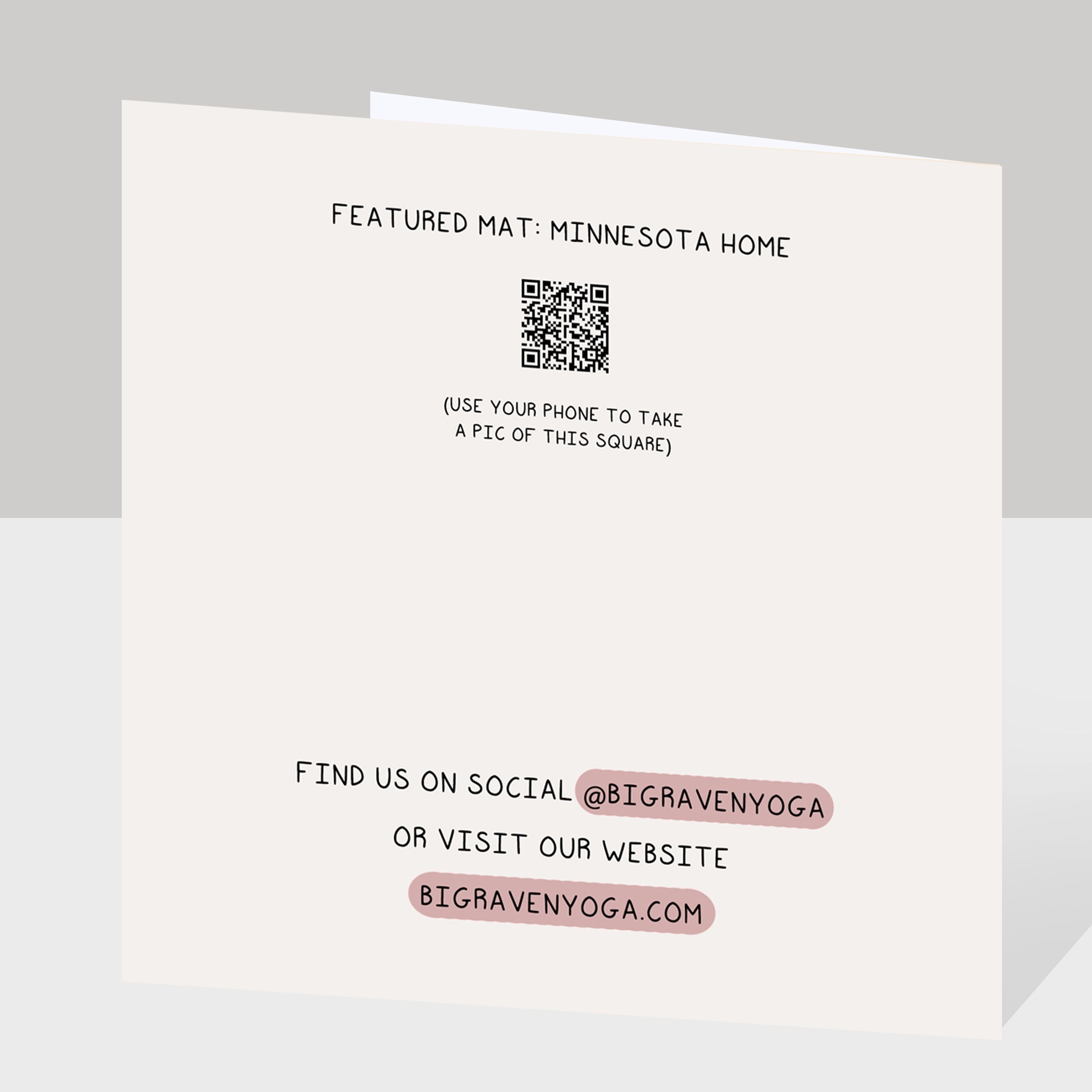 There is no competition in yoga Doodle Card