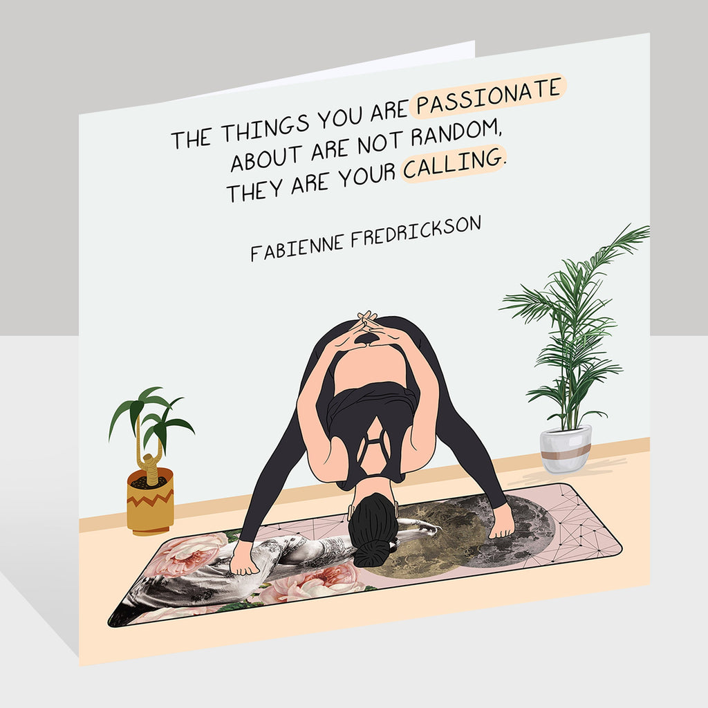 The things you are passionate about Doodle Card