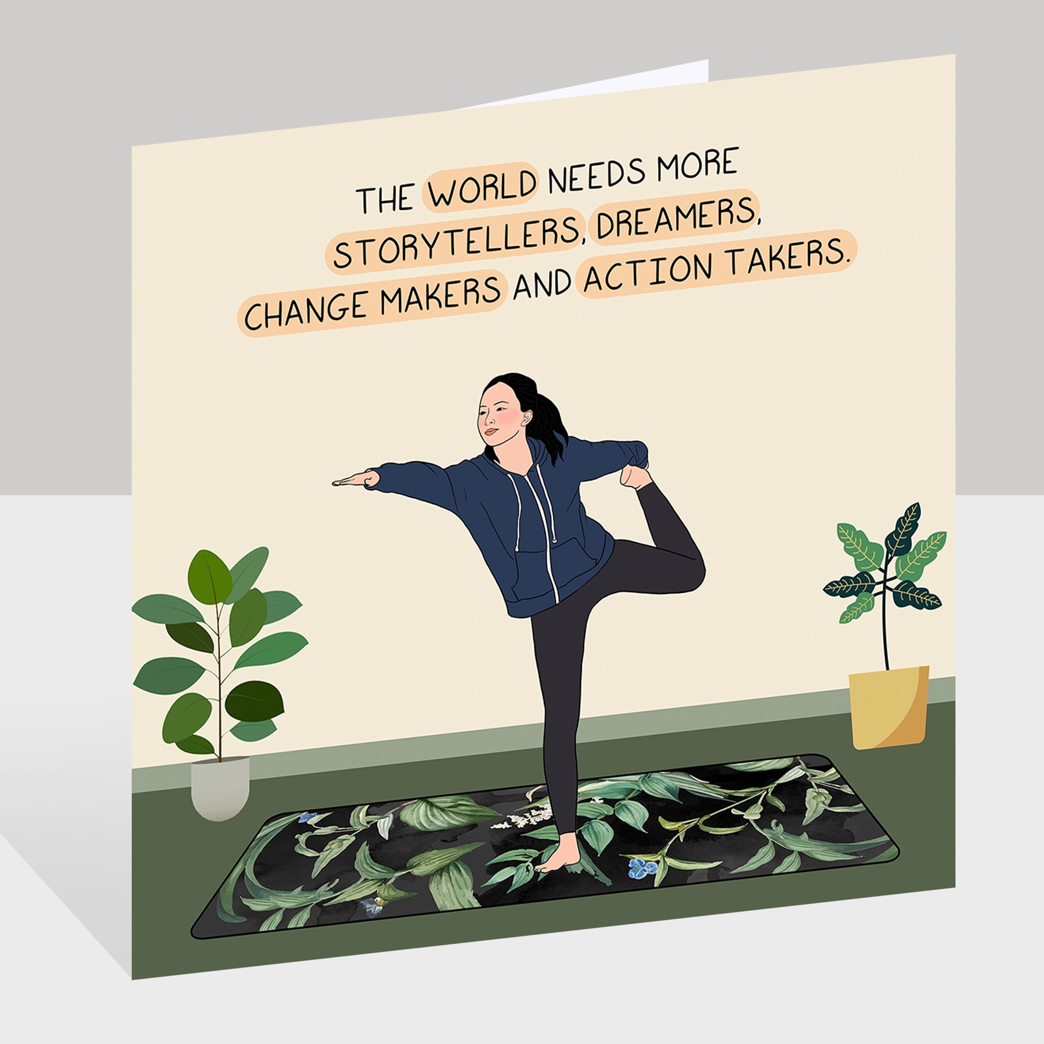 The World Needs Storytellers Doodle Card